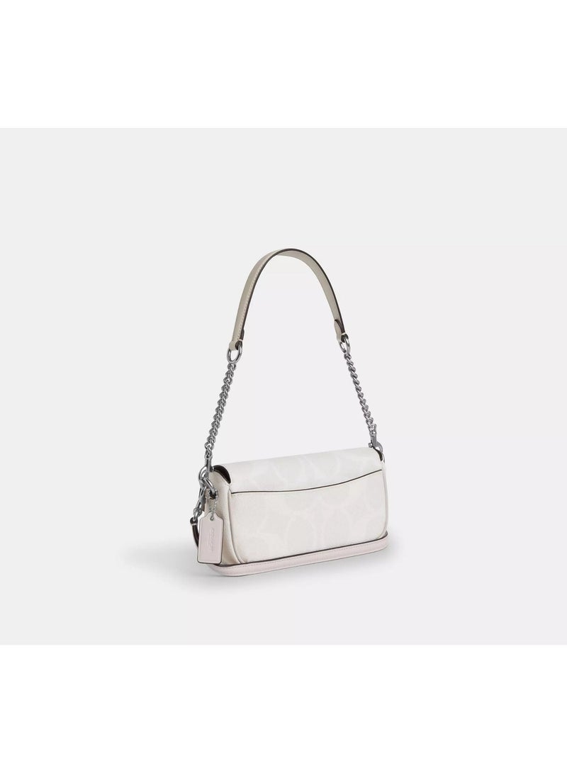 coachoutlet Coach Signature Crossbody Bag - Cream Beige - Silver/Gold Hardware - Elegant Design - Image 3
